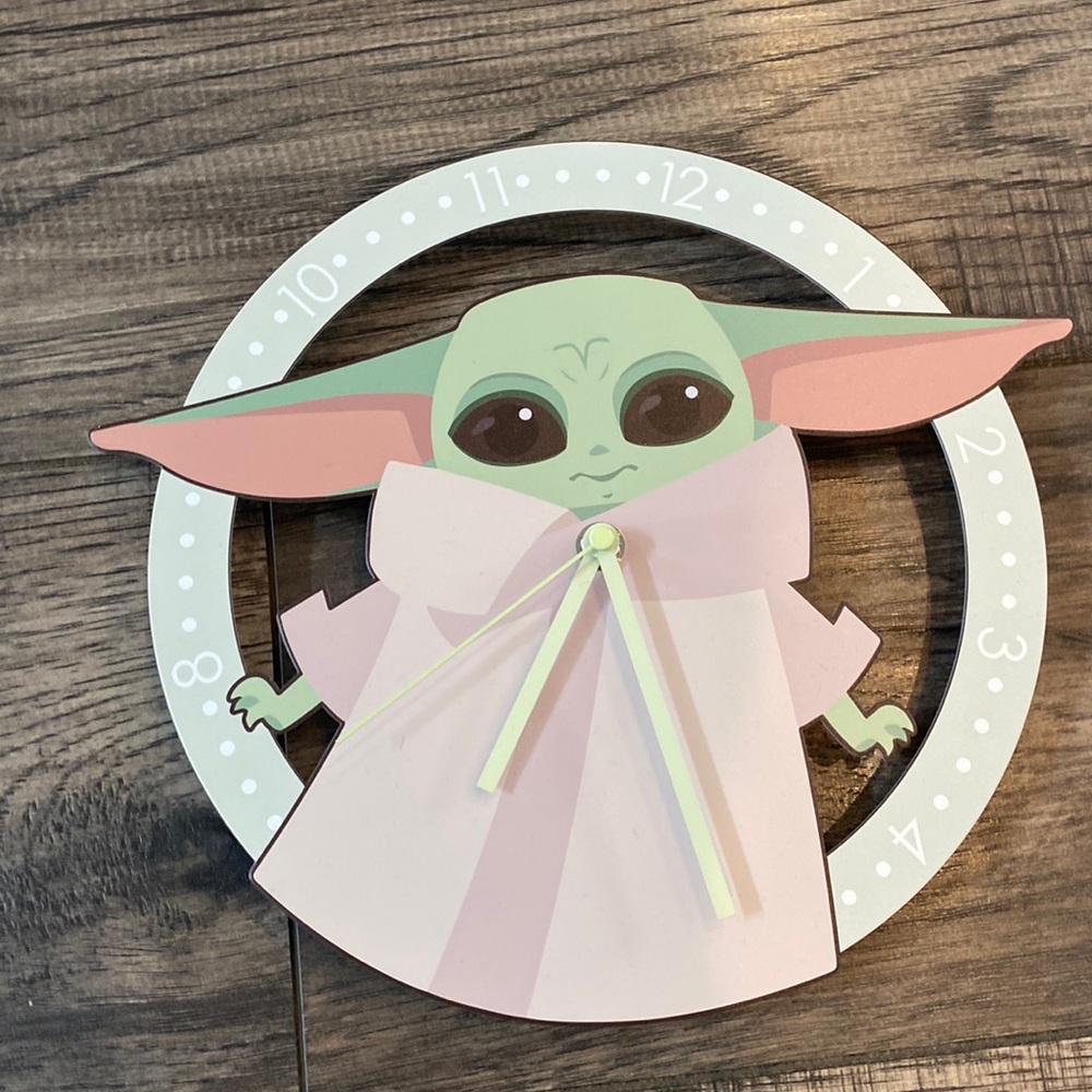 Baby Yoda Wall Clock